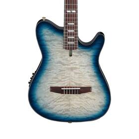 Frh20qmnctl Ibanez 549763369994 Used Acoustic-electric Nylon - Cosmic Blue Sunburst Low Gloss