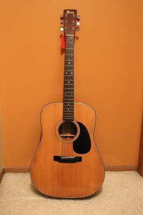 627t Ibanez 1976-1977 Vintage Series Dreadnought Acoustic Model
