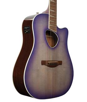 Acoustic0181 Ibanez Pre-owned Alt30 Purple Iris Burst Acoustic Guitar
