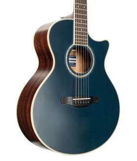 Acoustic1850cm Ibanez Pre-owned Ae200jr Acoustic Guitar - Dark Tide