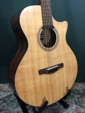 Ae275sbt Ibanez 2022 Solid Top Baritone Ce Acoustic Guitar