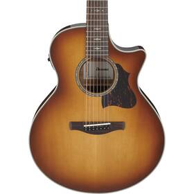 Ae3007fmhtbh Ibanez Ae Series 7-string Acoustic Electric Guitar Tobacco Edge Burst