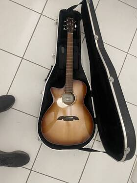 Ag60lce Ibanez Shadowburst Left Handed With Molded Case