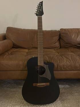 Alt20 Ibanez Altstar Acoustic-electric Guitar - Weathered Black