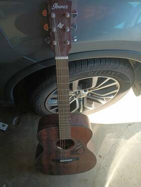 Ao240-opn Ibanez Acoustic Guitar - Open Pore Natural