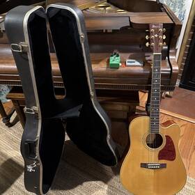 Aw200ce Ibanez Acoustic Electric Guitar 2001 Korea Fishman Prefix Plus Maple
