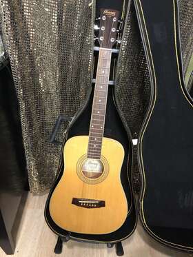 Dt10nt Ibanez Daytripper Mini Dreadnought Parlor Travel Acoustic Guitar With Case
