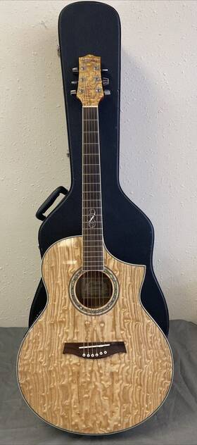 Ew20ase-nt-3t-01 Ibanez Ew2ase-nt-3t-01 Acoustic Electric Guitar W Road Runner Hard Case Keys