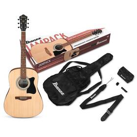Ijv50opn Ibanez Ijv50 Jampack Dreadnought Acoustic Guitar Pack Natural