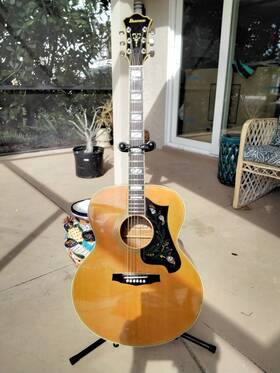 J540 Ibanez Jumbo Acoustic Guitar Made In Japan By Matsumoku