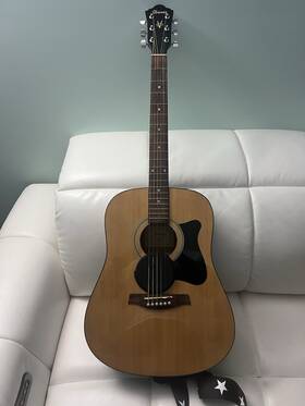 Ibanez Jv50-nt 6 String Acoustic Guitar Quick Start Jampack Natural Gloss