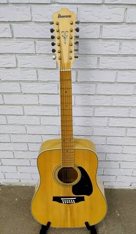 M-342 Ibanez 1980 12 String Acoustic Guitar Model With Hsc -ll