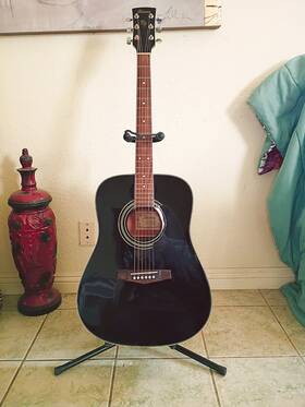 Pf104s4sjp-bk-27-01 Ibanez Pf104 Acoustic Guitar With Case
