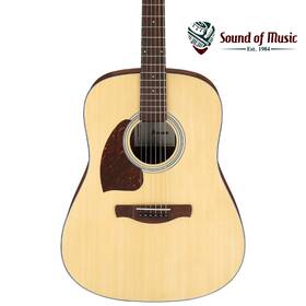 Pf50lopn Ibanez Pf50 Left-handed Acoustic Guitar - Open-pore Natural