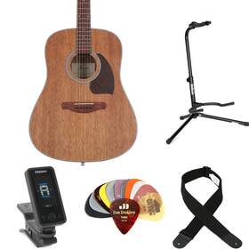 Pf54opnesbn Ibanez Pf54 Acoustic Guitar Essentials Bundle - Natural