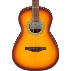 Pn50orh Ibanez Pn50 Parlor Acoustic Guitar Spruce Top Brown Sunburst