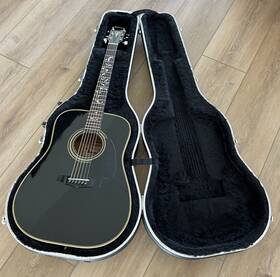 V350bk Ibanez Acoustic Guitar And Case