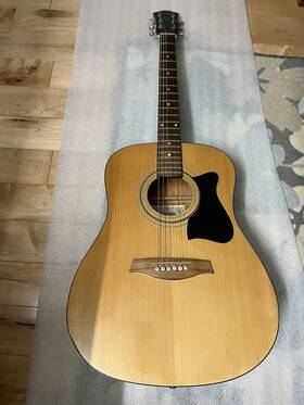 V50mjp-nt-2y-01 Ibanez Full Size Acoustic Guitar Great Working Condition