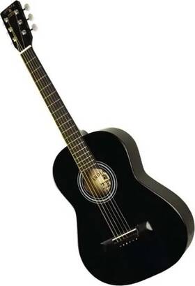 Indiana Guitars 610256561189 Pinto Guitar Black