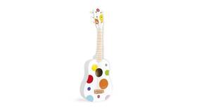 J07598 Janod Confetti Childrens Wood Guitar - Ages 3
