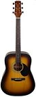 S35-sb Jasmine 6 String Acoustic Guitar Right Matte Sunburst