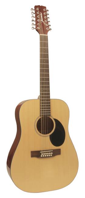 Jd36-12-u Jasmine Jd36-12 Dreadnought 12 String Acoustic Guitar. Natural