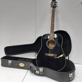 Jasmine S341 Black Acoustic Guitar In Hard Case