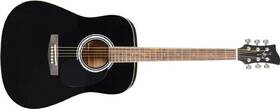 Jj45-bk-a Jay Turser Jj45-bk Jr 3/4 Size Acoustic Guitar. Black