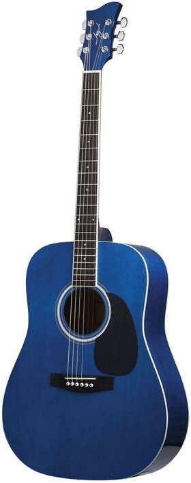 Jj45-tbl-a-u Jay Turser Jj45-tbl-a Dreadnought Acoustic Guitar Transparent Blue
