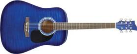 Jj45f-blsb-a Jay Turser Jay-j 45f Series Dreadnought Acoustic Guitar. Blue Su