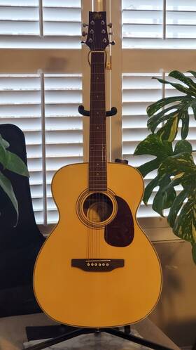 Jb-18 Jb Player Acoustic Guitar Model Auditorium Style And Fender Backpack Case