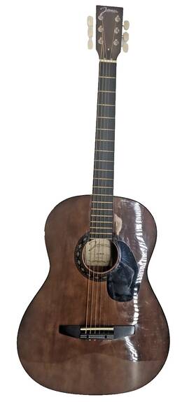 Jg-100-ws Johnson Jg-100 Full Size Folk Steel String Acoustic Student Guitar Dark Walnut