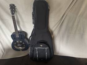 So-998-bl Johnson Resonator Guitar With Premium Musicians Friend Gig Bag