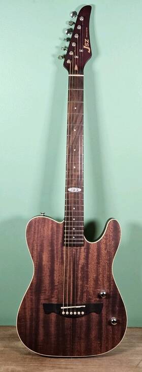 Jsz-v13 Jsz Acoustic Electric Guitar No Open Pore