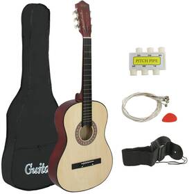 Jupiterforce 794604845357 38 Inch Beginner Acoustic Guitar 6-string Starter Kit For Kids With G