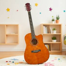 Jt-63762660 Jutoop 41 Inch Beginner Acoustic Guitar Set - Dreadnought Cutaway Full Size Tuner Vintage
