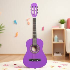 Jt-64894580 Jutoop 30 Inch Kids Beginner Acoustic Guitar Set - Junior Tuner Steel String Capo Purple