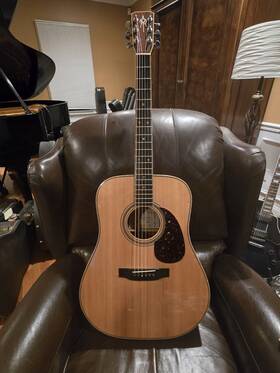 Dy-75 K. Yairi Acoustic Guitar With Case