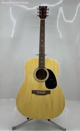 Ksr-6100-nt Kashmir Model Beige Wood 6-string Right-handed Acoustic Guitar