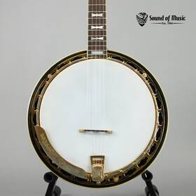 Kasuga 072612072610 Deluxe 70s Made In Japan 5-string Banjo With Gold Hardware And Hard Shell