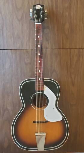 5785 Kay Vintage True Tone Parlor Acoustic Guitar Sunburst 50s Or 60s Model