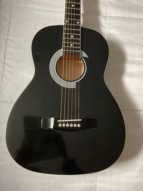 K136bk Kay Acoustic Guitar Black