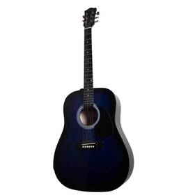 K536bls Kay Dreadnought Guitar Blue 6-string 20-fret Acoustic 0001