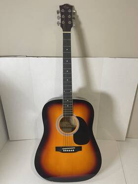 K536vs Kay Vintage Sunburst Acoustic Dreadnought Guitar