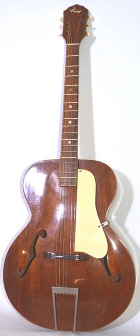 S437 Kay Acoustic Archtop Archback Circa 1960s Great Condition Pro Setup Hard Case