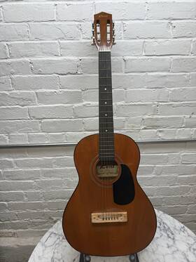 Kf210 Kent Vintage Acoustic Guitar Natural Finish Project/player Good Condition