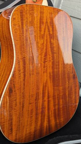 D2-140 Kepma Elite Solid Koa/spruce Acoustic Guitar Taylor 510/martin D-18