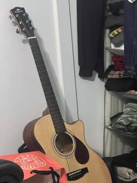 Ga2-232 Kepma Elite Series Acoustic Guitar With Gig Bag