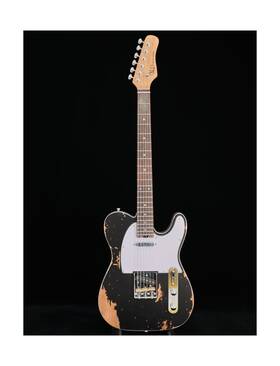 Kgd 746566699240 Relic Electric Guitar Mahogany Body Carbonized Maple Neck Rosewood Fre