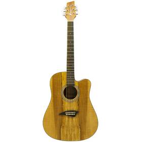 K1splt Kona Dreadnought Cutaway 6-string Acoustic Guitar Spalted Maple